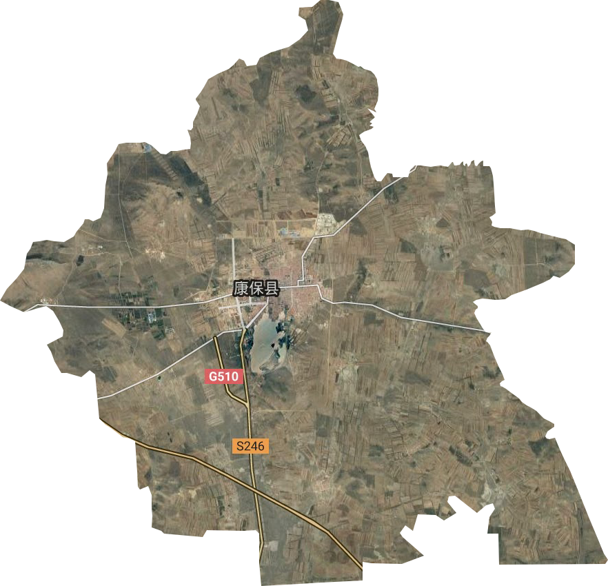 康保鎮衛星圖