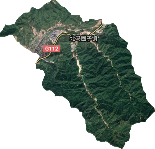 北馬圈子鎮衛星圖