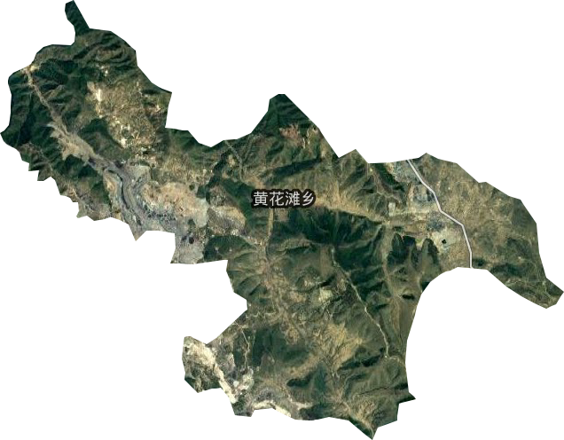 黃花灘鄉(xiāng)衛(wèi)星圖