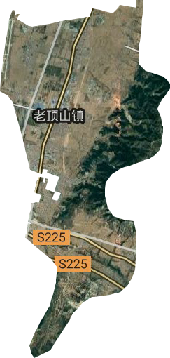 老頂山鎮衛星圖