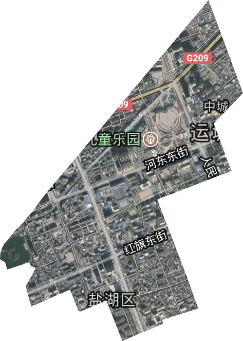中城街道衛星圖