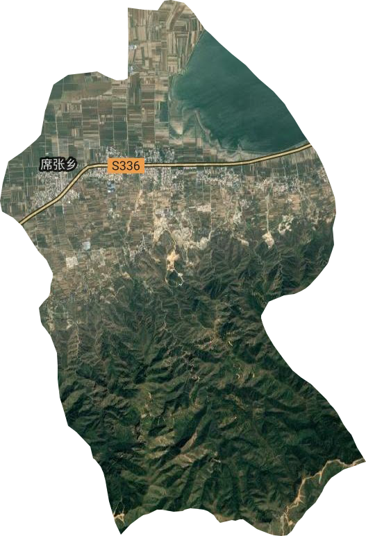 席張鄉衛星圖