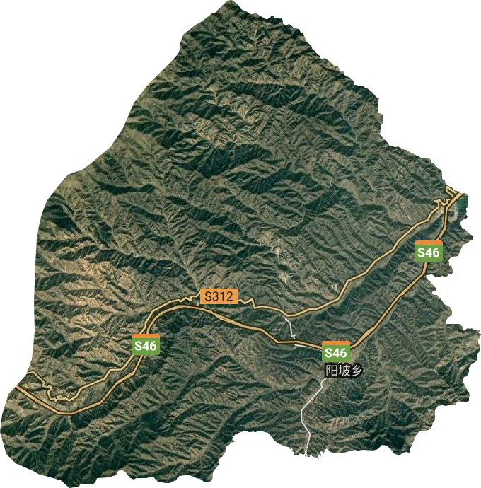 陽坡鄉(xiāng)衛(wèi)星圖