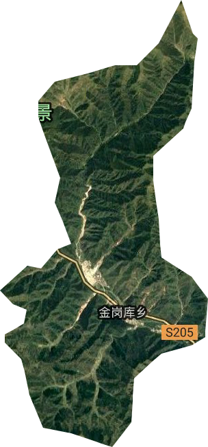 金崗庫鄉衛星圖