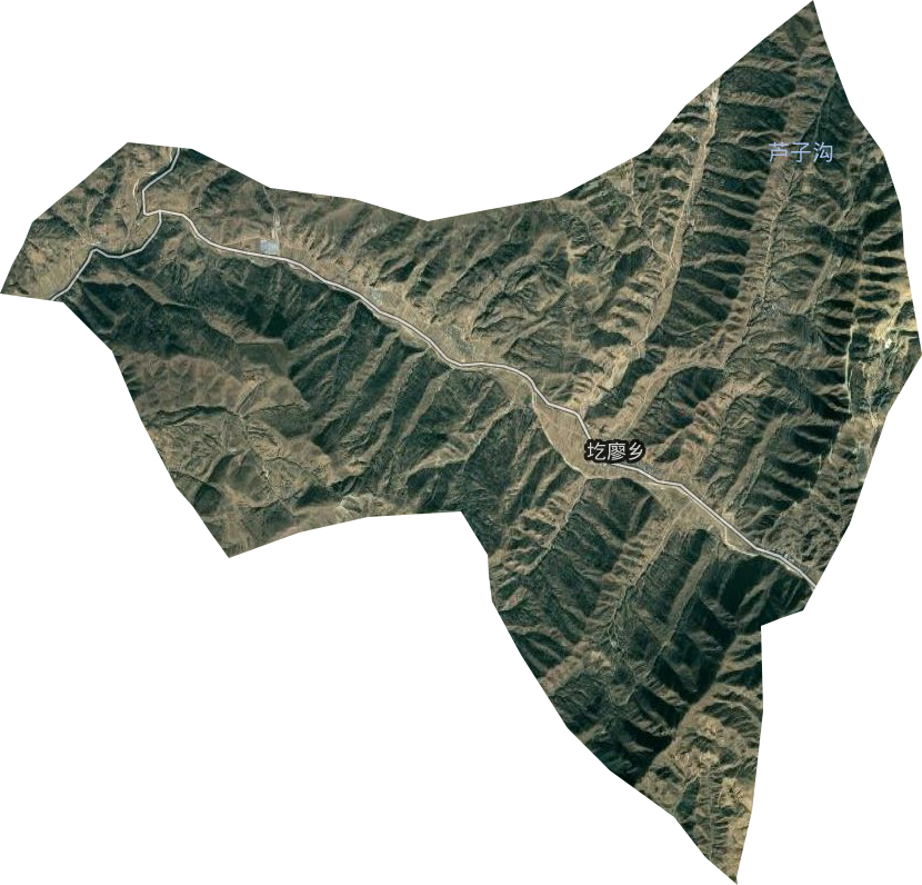 圪廖鄉(xiāng)衛(wèi)星圖