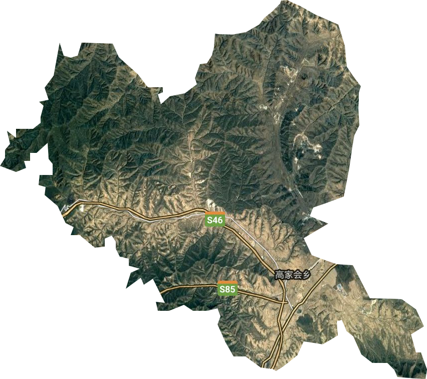高家會鄉衛星圖