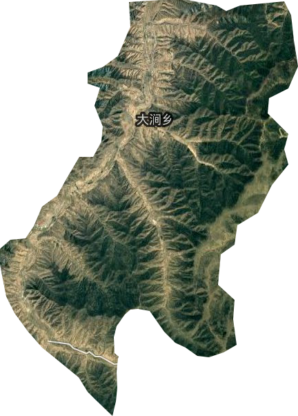 大澗鄉衛星圖