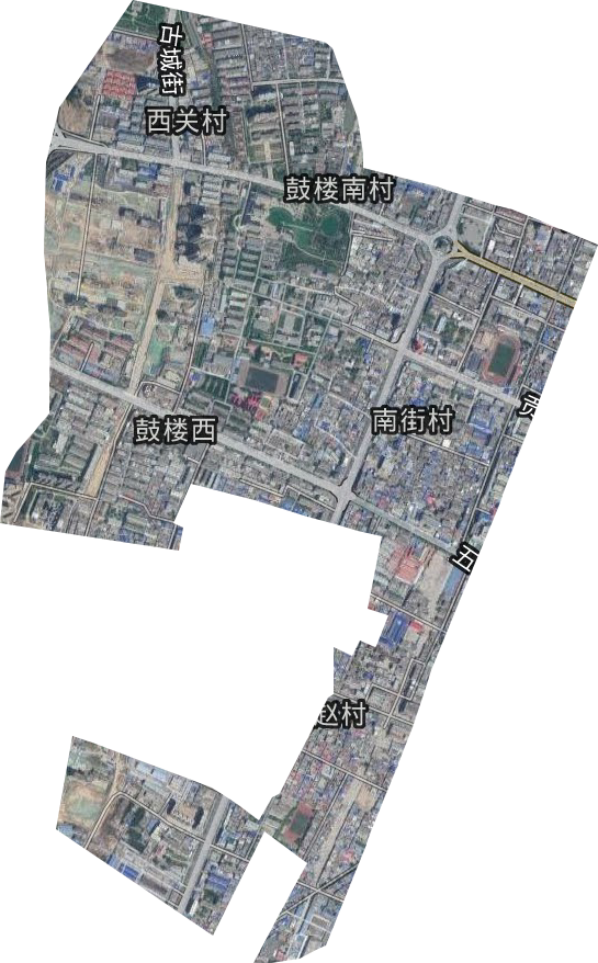 鼓樓西街街道衛星圖