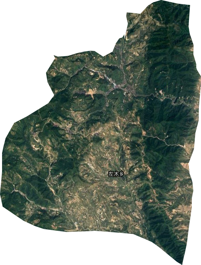左木鄉衛星圖