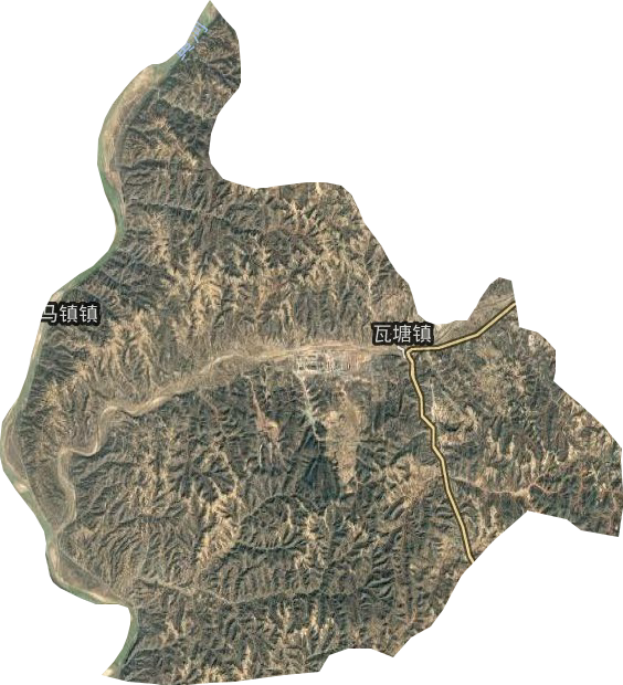 瓦塘鎮衛星圖