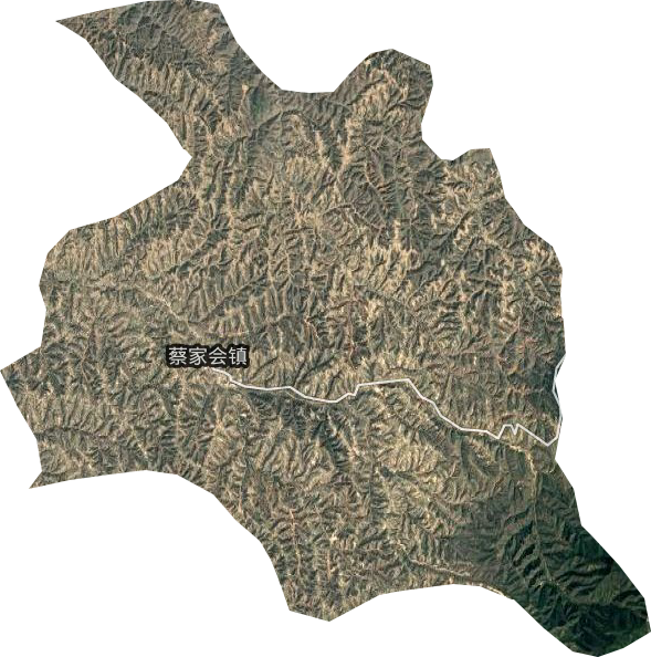 蔡家會鎮(zhèn)衛(wèi)星圖