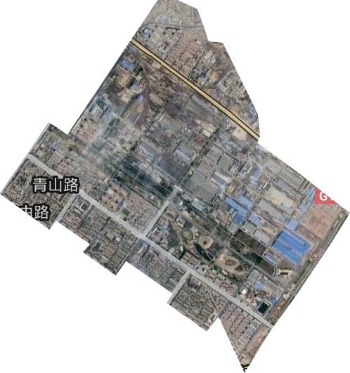 青山路街道衛星圖