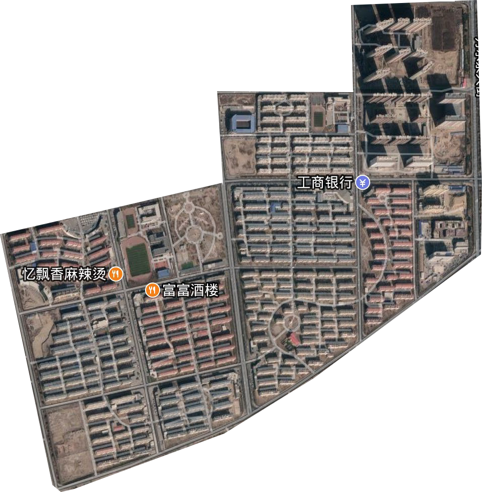 民馨路街道衛星圖