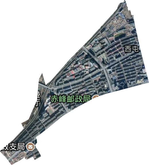 西屯街道衛星圖