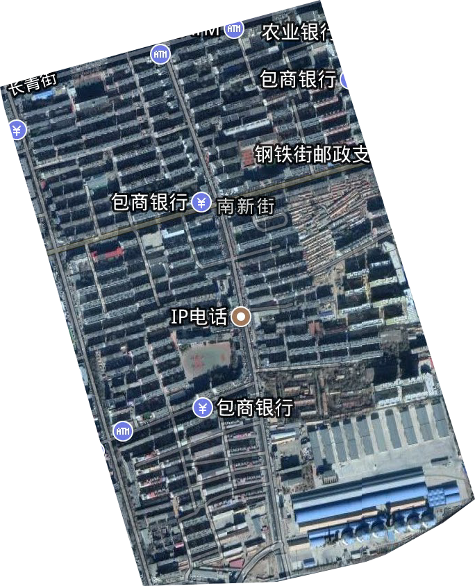 南新街街道衛星圖