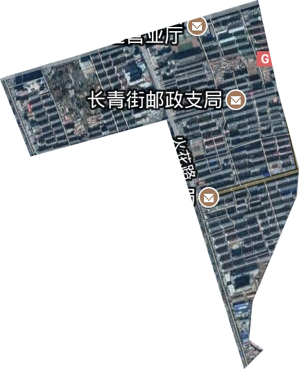 長青街道衛星圖