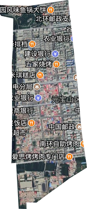 平莊城區街道衛星圖