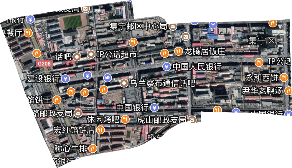 橋東街道衛星圖