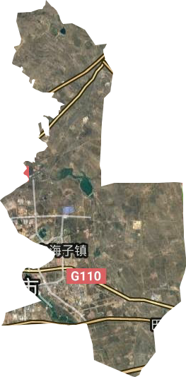 白海子鎮(zhèn)衛(wèi)星圖