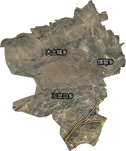三岔口鄉(xiāng)衛(wèi)星圖