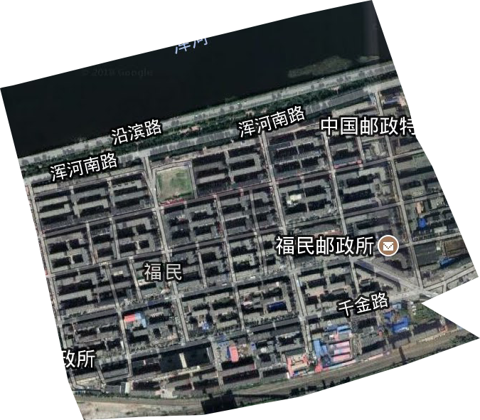 福民街道衛星圖