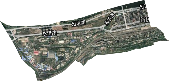 新撫街道衛星圖
