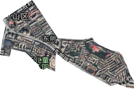 東明街道衛星圖