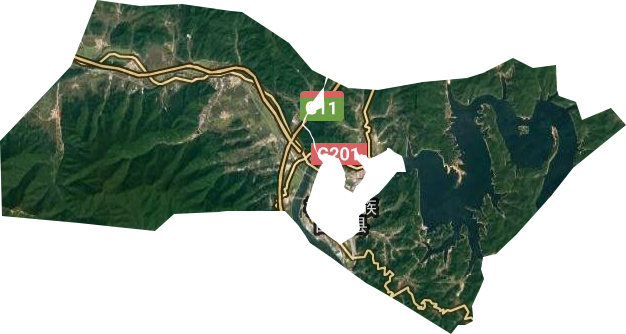桓仁鎮衛星圖