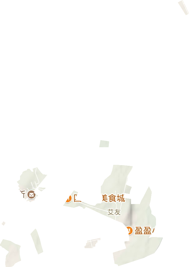 艾友街道地形圖
