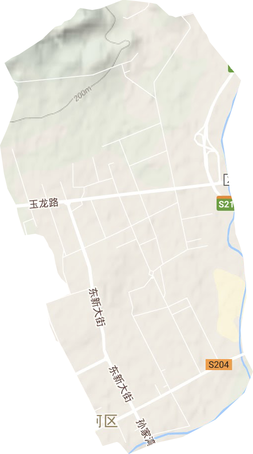 華東街道地形圖