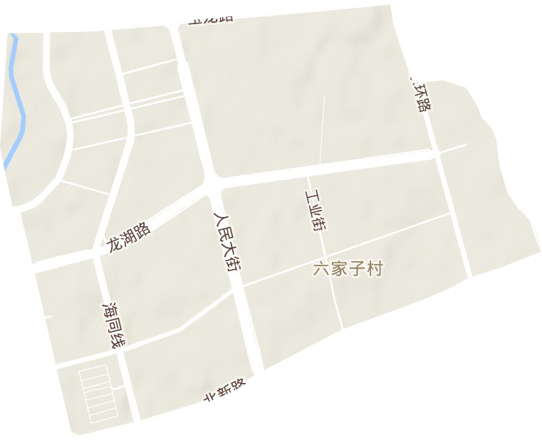六家子管委會地形圖