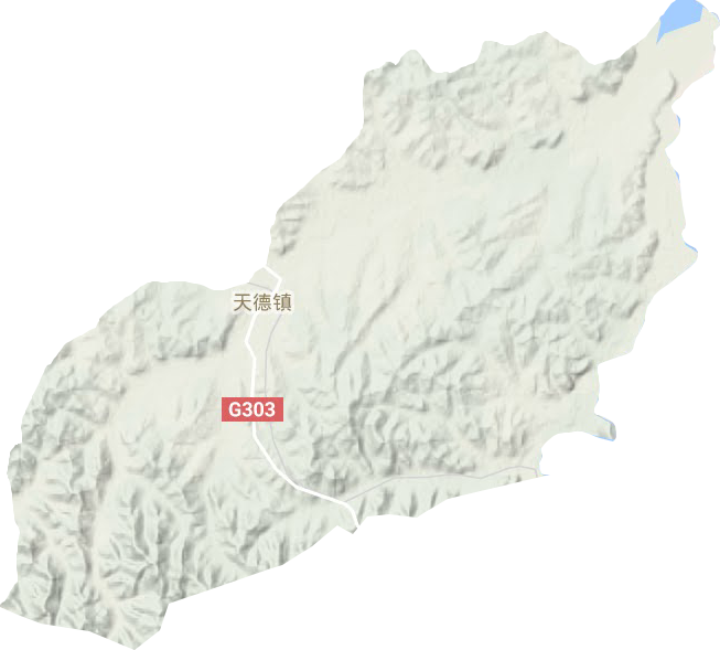 天德鎮地形圖