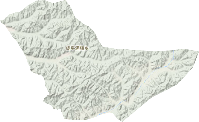 成平滿族鄉(xiāng)地形圖