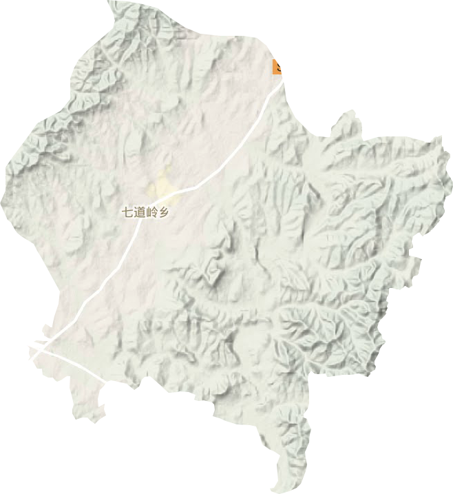 七道嶺鄉地形圖