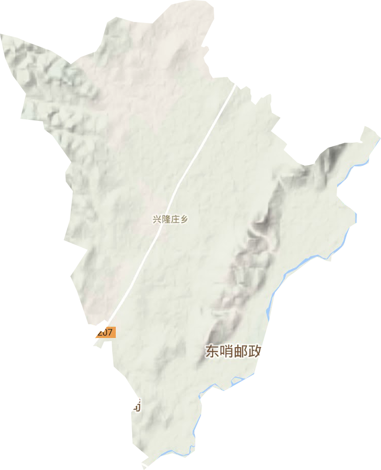 興隆莊鄉(xiāng)地形圖