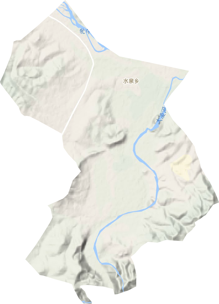 水泉鄉地形圖