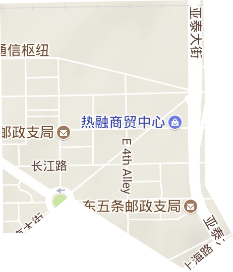 南廣街道地形圖