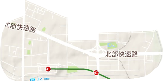 群英街道地形圖