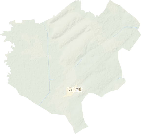 萬寶鎮地形圖