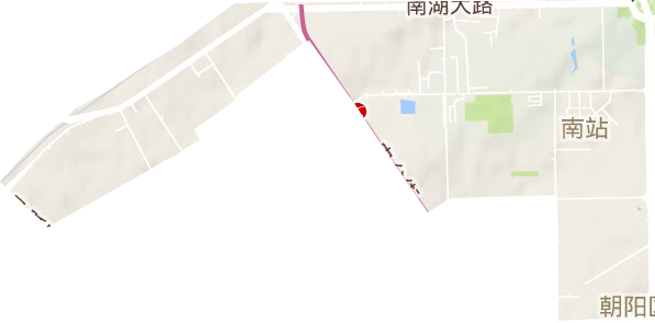 前進(jìn)街道地形圖