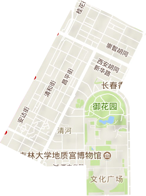 清和街道地形圖