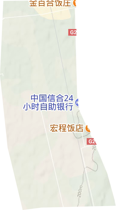 金珠工業區地形圖