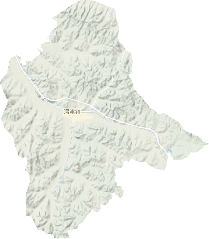 渭津鎮地形圖