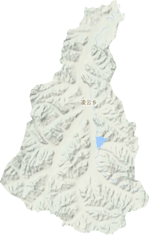 凌云鄉地形圖