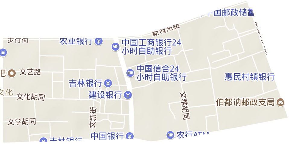 文化街道地形圖