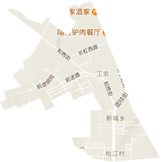 前進街道地形圖