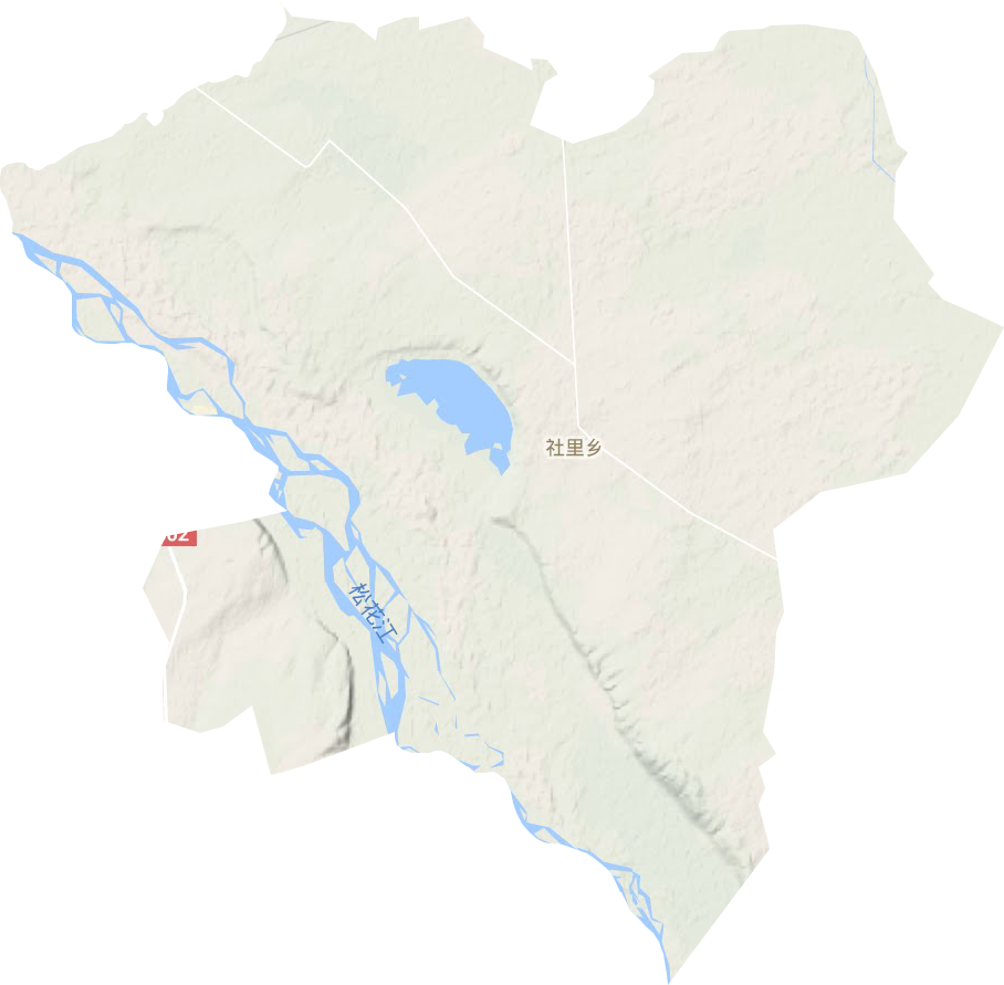 哈達(dá)山鎮(zhèn)地形圖