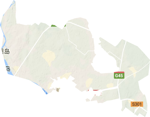 新城鄉(xiāng)地形圖