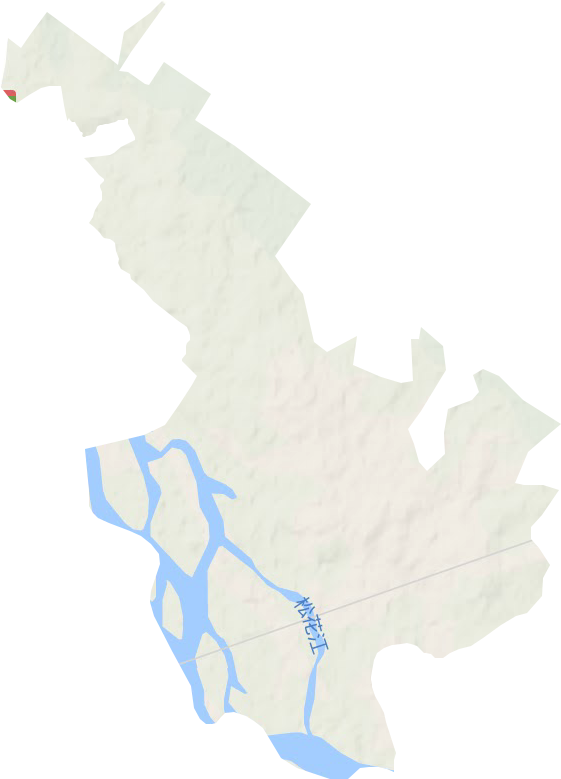 國營善友林場地形圖
