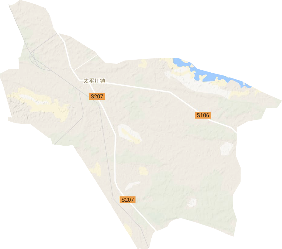 太平川鎮地形圖